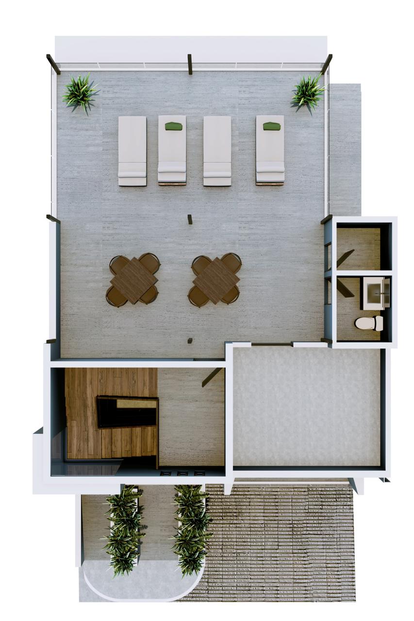 Residencial Fragatta 2 - Roof garden 1 Residencial Fragatta 2 - Roof garden 1